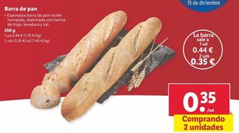 Lidl Pan oferta