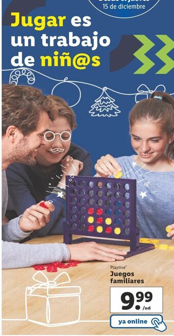 Lidl Juegos playtive oferta