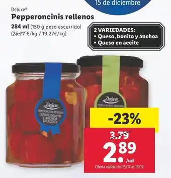 Lidl Pimientos rellenos deluxe oferta