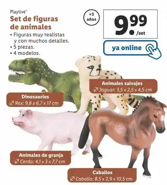 Lidl Animales de juguete playtive oferta