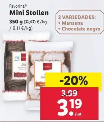 Lidl Dulces navideños favorina oferta