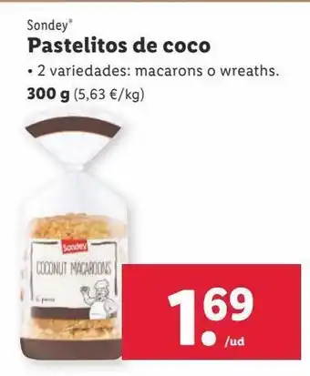 Lidl Pastelitos sondey oferta