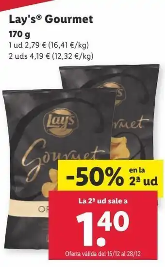 Lidl Patatas fritas lay's oferta
