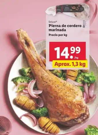 Lidl Pierna de cordero deluxe oferta