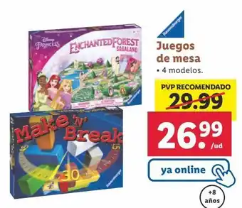 Lidl Juegos de mesa infantiles oferta