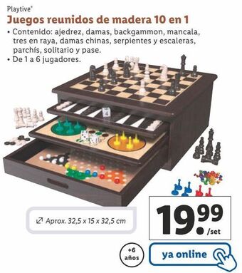 Lidl Juegos playtive oferta