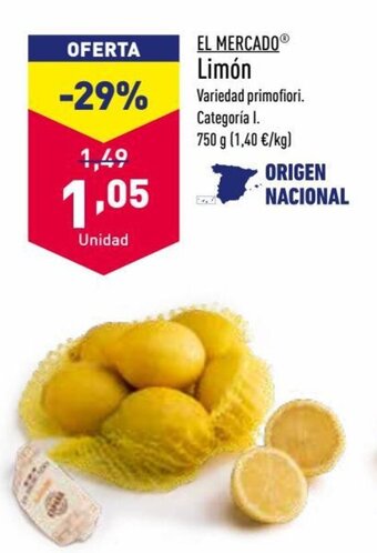 ALDI Limón oferta