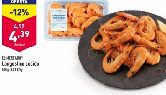 ALDI Langostino Cocido oferta