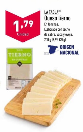 ALDI Queso Tierno oferta
