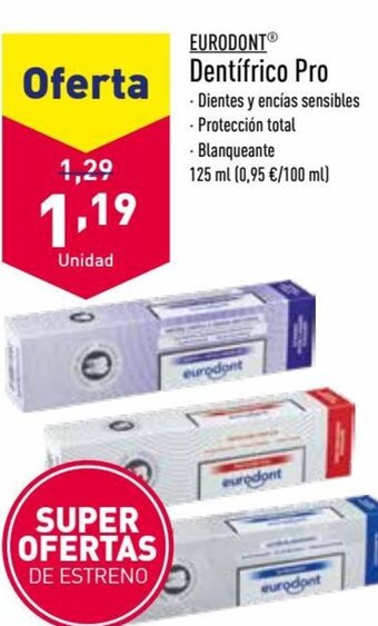 ALDI Dentifrico Pro oferta