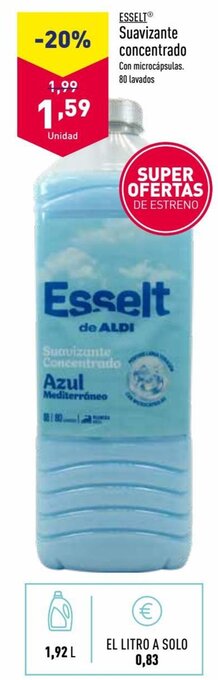 ALDI Suavizante Concentrado oferta