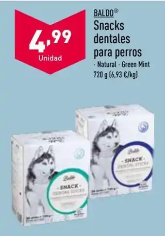 ALDI Snacks Dentales Para Perros oferta