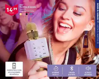 ALDI Micrófono de Karaoke oferta