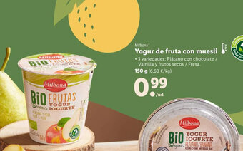 Lidl Yogur de Fruta Con Muesli oferta