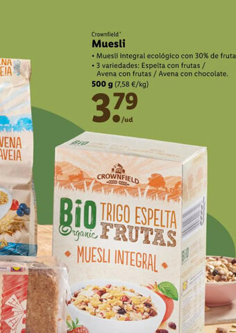 Lidl Muesli oferta
