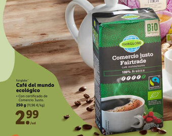 Lidl Café del Mundo Ecológico oferta