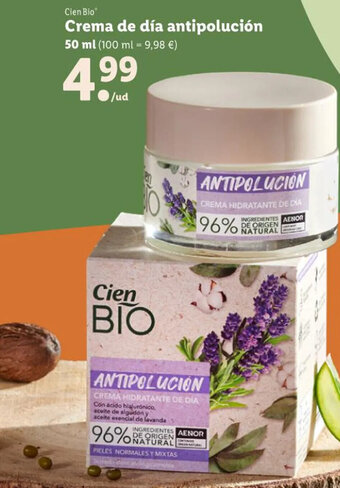 Lidl Crema de Dia Antipolución oferta