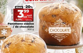 Dia Panettone Clásico/ De Chocolate oferta