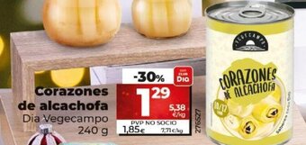Dia Corazones de Alcachofa oferta