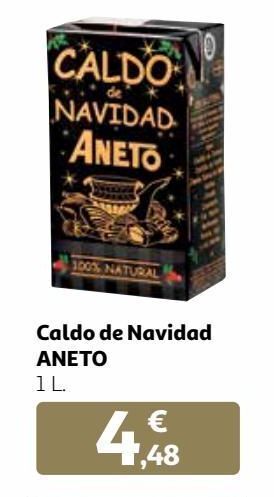 Alcampo Caldo de navidad aneto oferta
