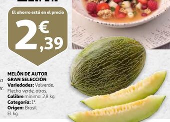 Alcampo Melón oferta