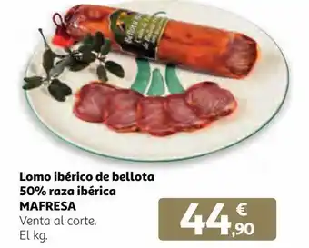Alcampo Lomo ibérico de bellota mafresa oferta