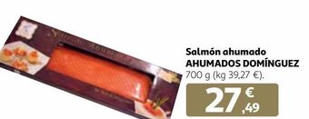 Alcampo Salmón ahumado ahumados domínguez oferta