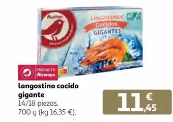 Alcampo Langostinos cocidos alcampo oferta