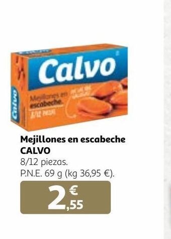 Alcampo Mejillones en escabeche calvo oferta