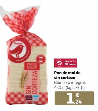 Alcampo Pan de molde alcampo oferta