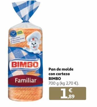 Alcampo Pan de molde bimbo oferta