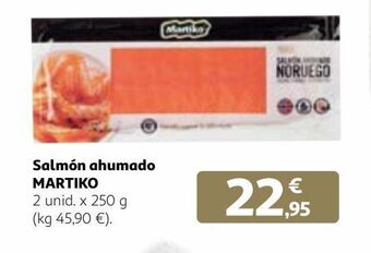 Alcampo Salmón ahumado martiko oferta