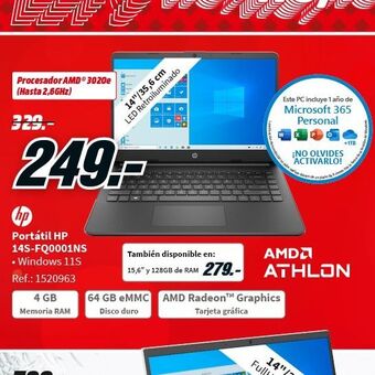 MediaMarkt Portátil media markt hp oferta
