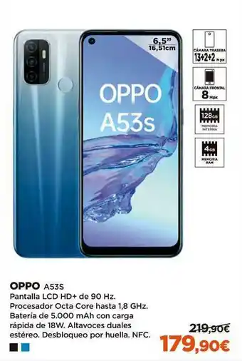El Corte Inglés Oppo A53s oferta