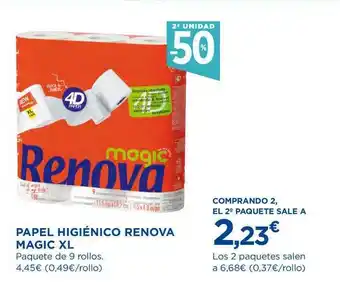 El Corte Inglés Papel Higiénico Renova Magic Xl oferta