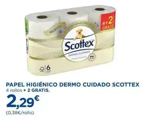 El Corte Inglés Papel Higiénico Dermo Cuidado Scottex oferta