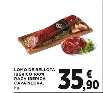 El Corte Inglés Lomo De Bellota Ibérico 100% Raza Ibérica Capa Negra oferta