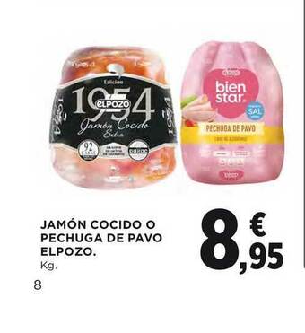 El Corte Inglés Jamón Cocido O Pechuga De Pavo Elpozo oferta