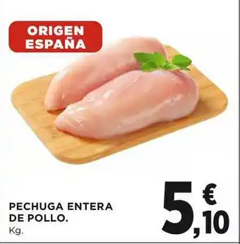 El Corte Inglés Pechuga Entera De Pollo oferta