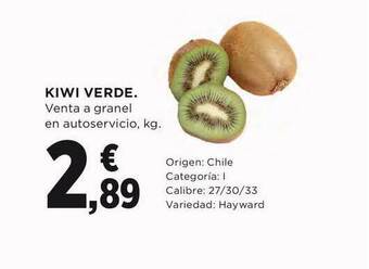 El Corte Inglés Kiwi Verde oferta