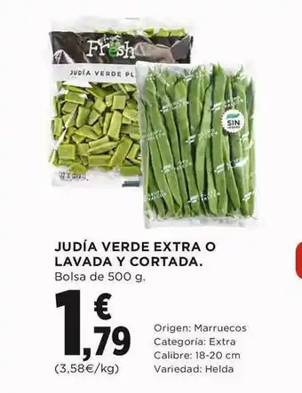 El Corte Inglés Judía Verde Extra O Lavada Y Cortada oferta
