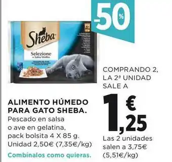 El Corte Inglés Alimento Húmedo Para Gato Sheba oferta