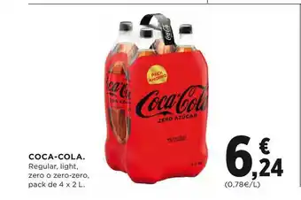 El Corte Inglés Coca-cola Regular Light Zero O Zero-zero 4 x 2L oferta