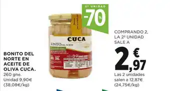 El Corte Inglés Bonito Del Norte En Aceite De Oliva Cuca 260gne oferta