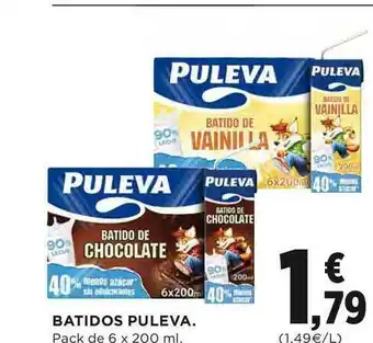 Batidos Puleva 6 x 200ml