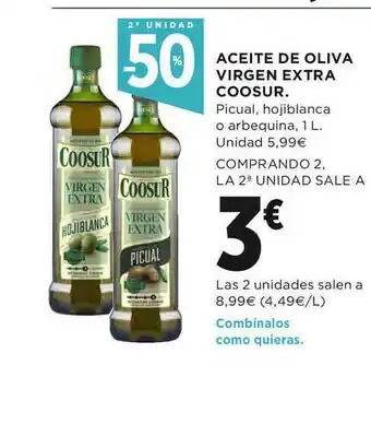 El Corte Inglés Aceite De Oliva Virgen Extra Coosur 1L oferta