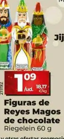 Dia Figuras de reyes magos de chocolate riegelein oferta