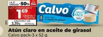 Dia Atún claro en aceite de girasol calvo oferta