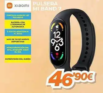 Xiaomi pulsera mi band 7