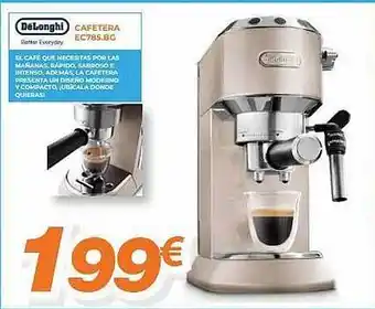 Pascual Martí Delonghi cafetera ec785.bc oferta
